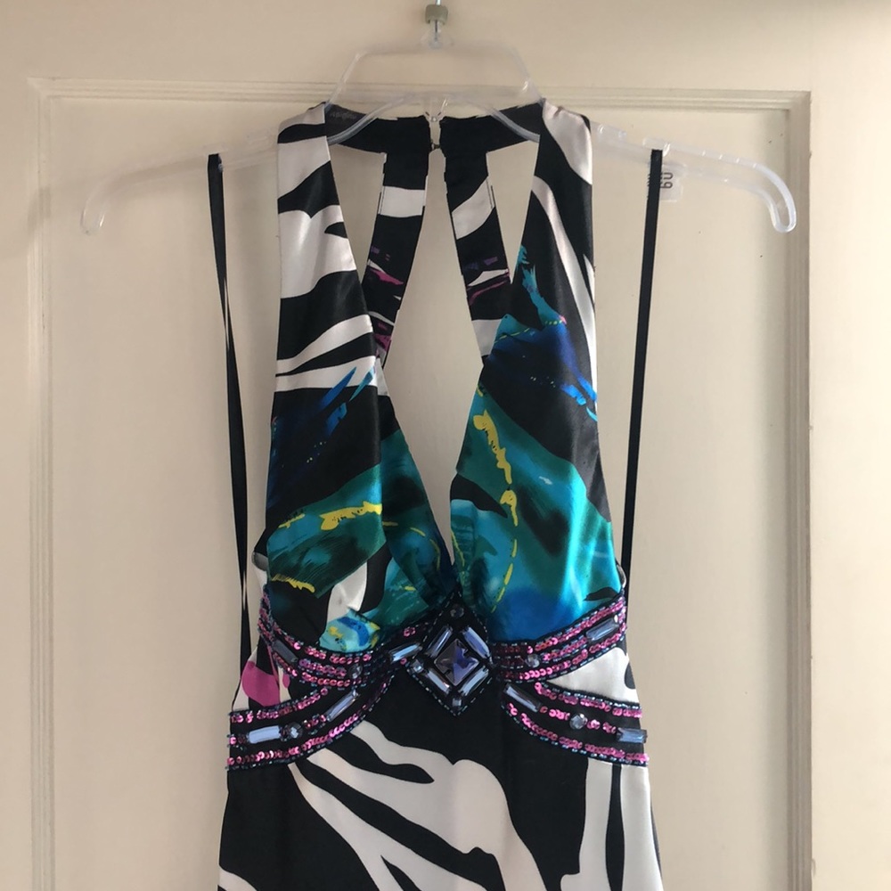 Cache Formal halter dress